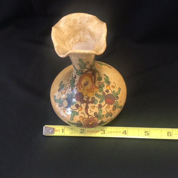 Vintage Italian Handmade/Handpainted Signed Vase - Picture 10 of 11